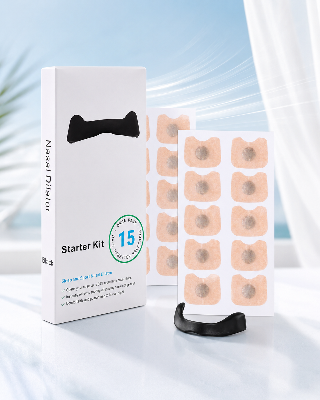 AirFlow Pro™ - Dilatador Nasal Magnético para respirar mejor día y noche