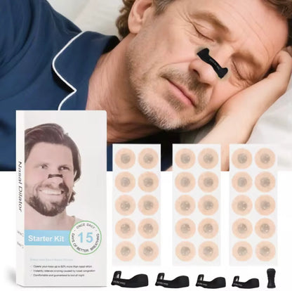 AirFlow Pro™ - Dilatador Nasal Magnético para respirar mejor día y noche