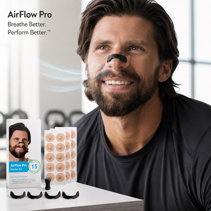 AirFlow Pro™ - Dilatador Nasal Magnético para respirar mejor día y noche