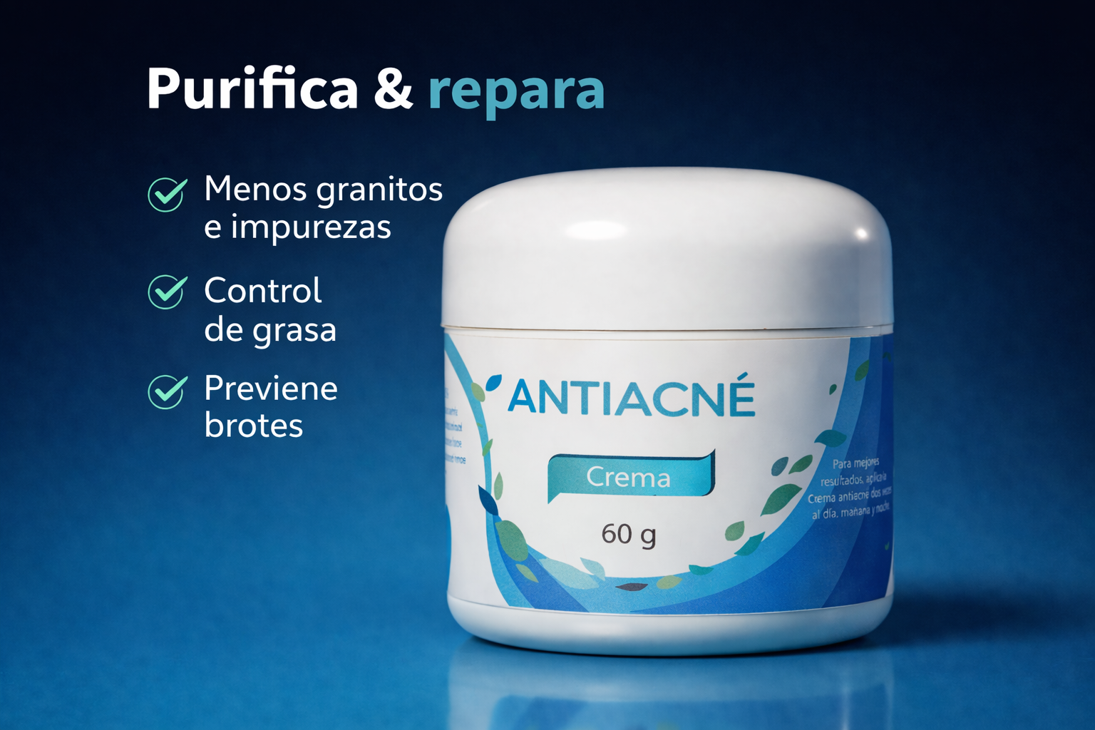 ¡Oferta especial 2×1 : Crema Aclarante Nocturna + Crema Antiacné!